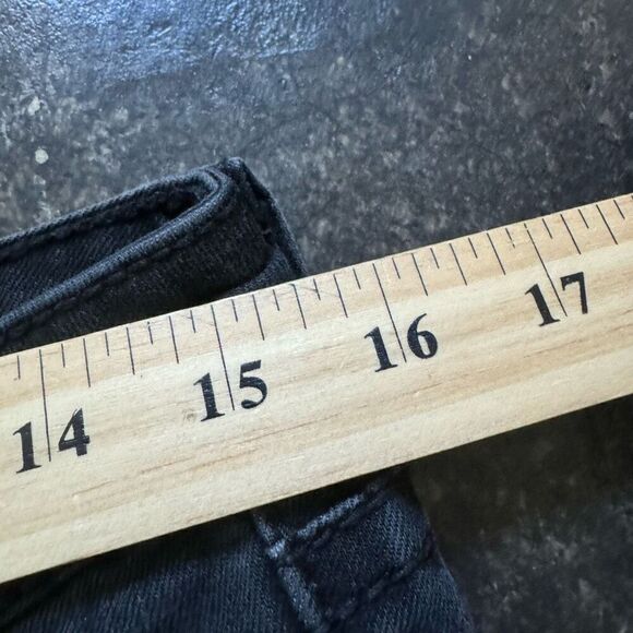 Ana A New Approach Women's Bootcut Faded Black Jeans Distressed Size 28/6 - Picture 6 of 13